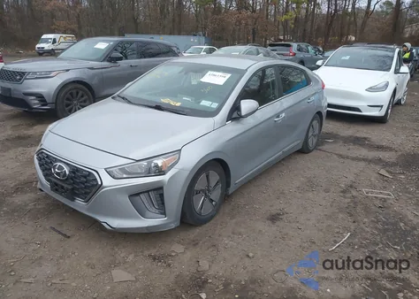 2022 Hyundai Ioniq Hybrid Se из США, поврежденный, VIN KMHC75LC0NU280090